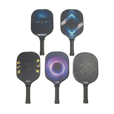 Fabrikfarbene Kohlefaser/Glasfaser mit PP-Waben-Pickleball-Paddel