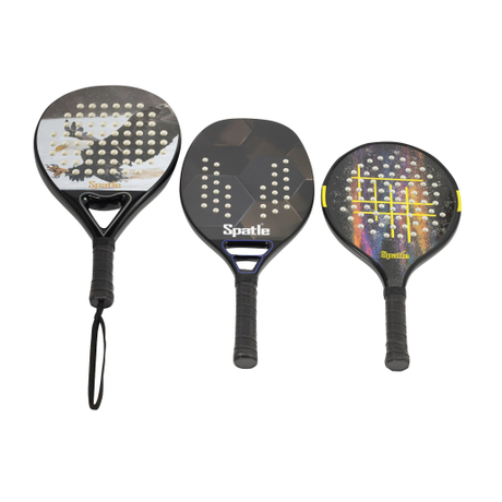 Widerstandsfähige, elastische und leistungsstarke Carbon-Padelschläger für Padelschläger-Anfänger