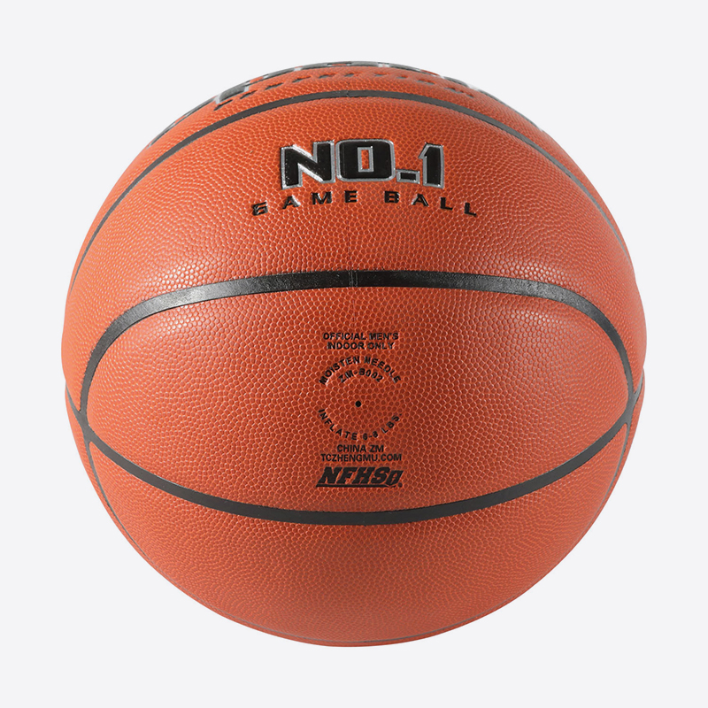 Werkseitig angepasster Trainingsbasketball aus PVC / PU-Ledermaterial