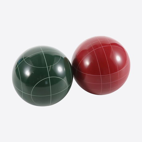 Bestseller, individuelles Logo und Streifen, Kunstharz-Boccia-Ball-Set mit Tragetasche