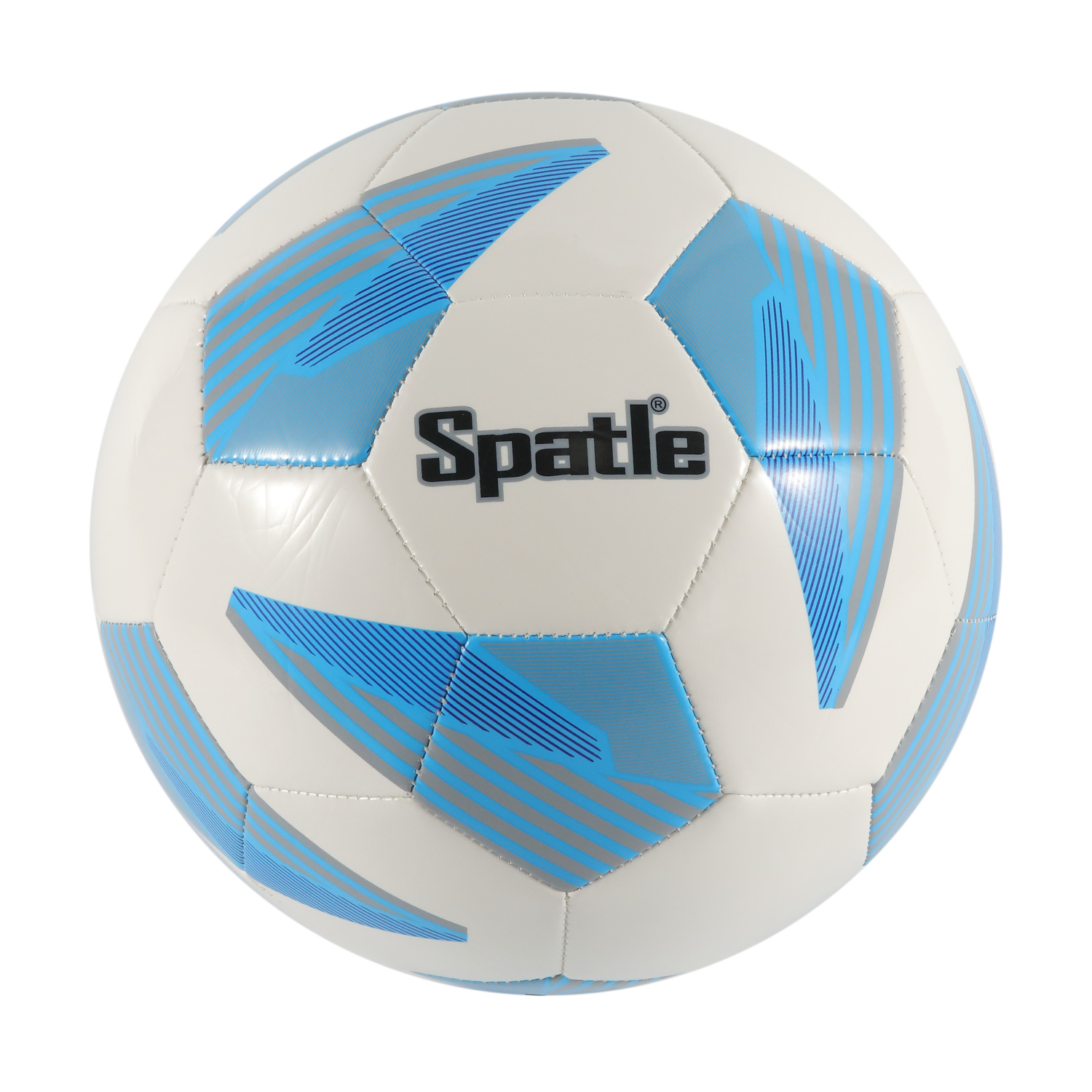 Fabrik-Großhandelsfußball-PVC-Abdeckungs-kundenspezifischer maschinell genähter Fußball